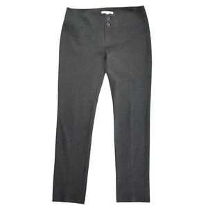 CAbi #547 Charcoal Gray Ponte Stretch “Lean Trousers” Rayon-Nylon-Spandex